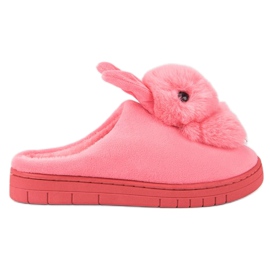 Pantuflas calientes rosado