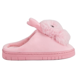 Pantuflas calientes rosa