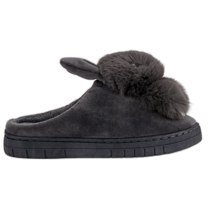 Pantuflas calientes gris
