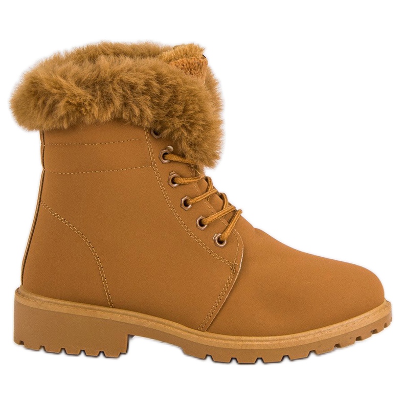 Camello Trappers con piel marrón Camello Trappers con piel marrón