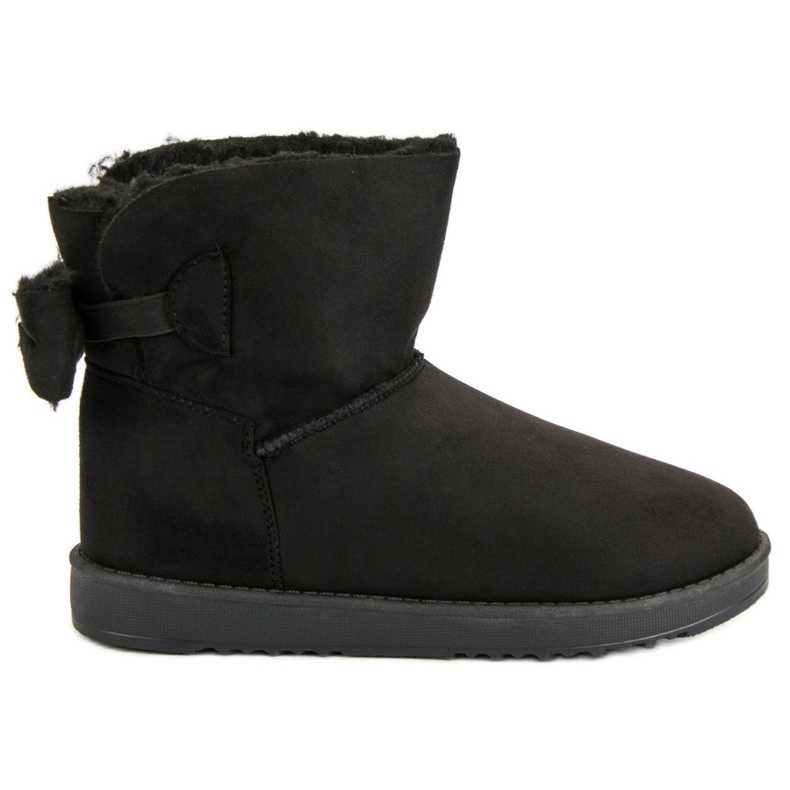 Mukluki negro con un lazo