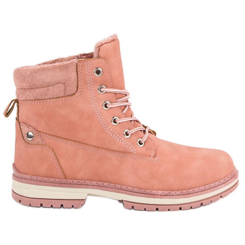 Juliet Botas de montaña cálidas rosado