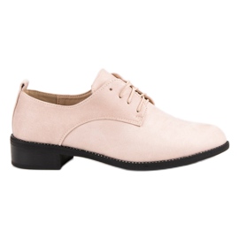 Marquiz Zapatos brogue beige con cordones