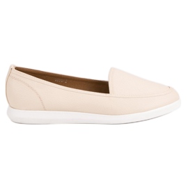 Mocasines beige rosado