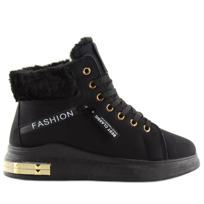 Zapatillas negras con aislamiento W19-25 Black negro Zapatillas negras con aislamiento W19-25 Black negro