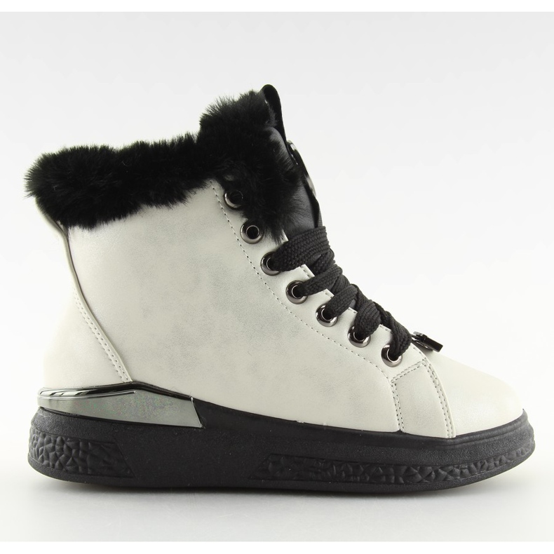 Zapatillas negras con aislamiento F506 blanco