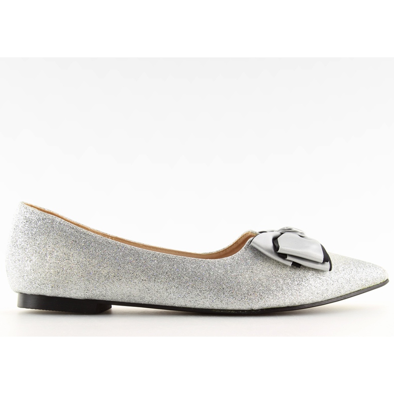 Bailarinas plata brillo LT101 plata II-GAT gris