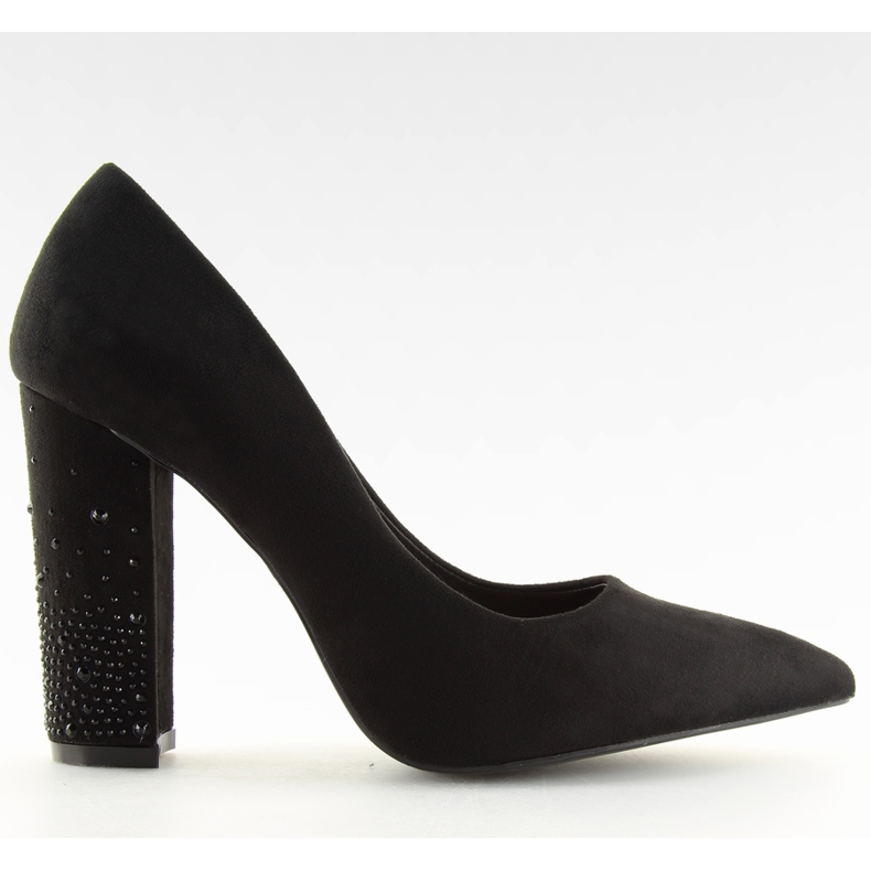 Zapatos de salón en el poste negro GH8288-8 Negro