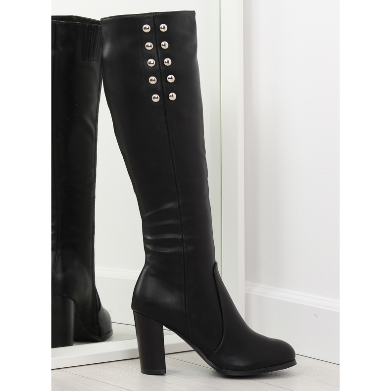 Tacones negros 7330-PA Black