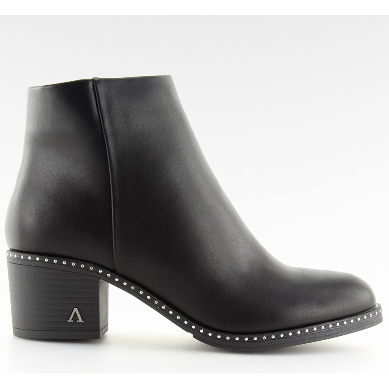 Botas con tacón estable negro BH120-KB Negro
