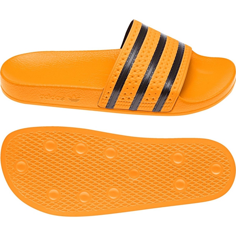 Adidas Originals Adilette Slides U CQ3099 negro naranja