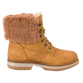 SDS Camello Trappers con piel marrón