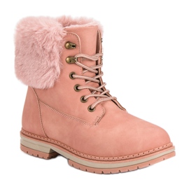SDS Tramperos rosados ​​con piel