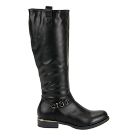 Super Me Botas de montar clásicas negro
