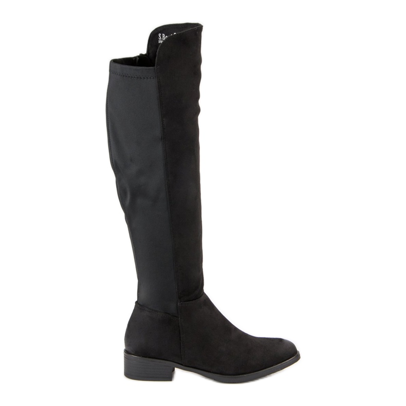 Filippo Botas de tacón plano negro