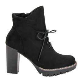 Nio Nio Botas de moda en la plataforma negro