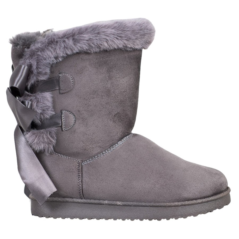 Mukluki alto con arcos gris Mukluki alto con arcos gris