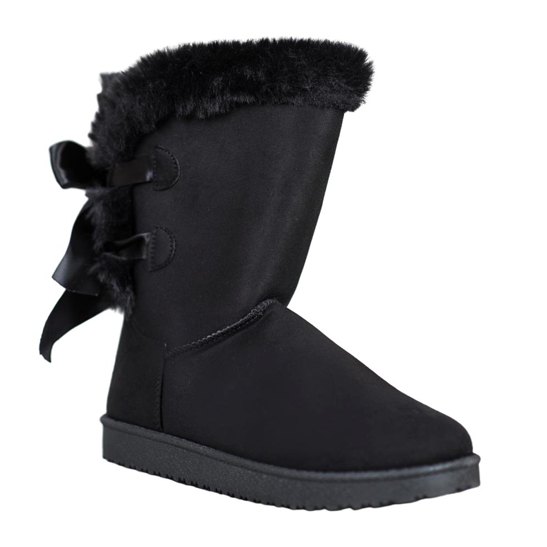 Mukluki alto con arcos negro Mukluki alto con arcos negro