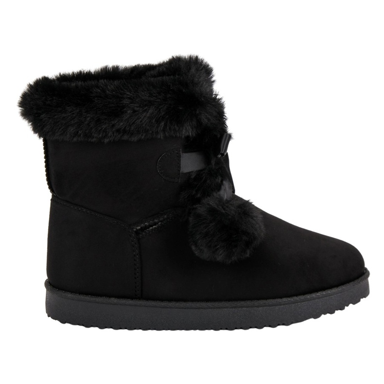 Mukluki negro de moda Mukluki negro de moda