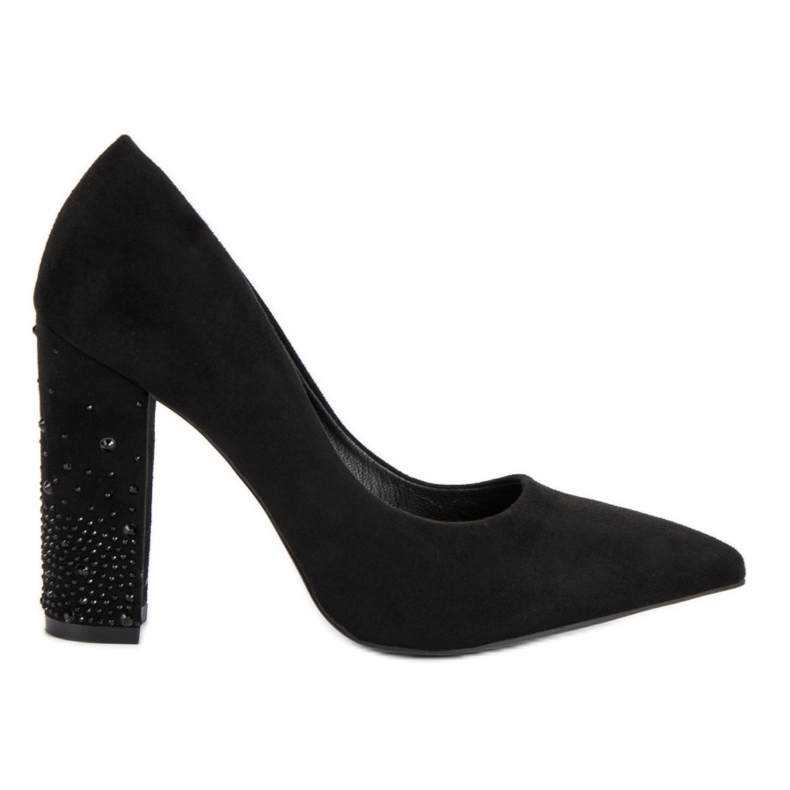 Bestelle Bombas negras con cristales negro