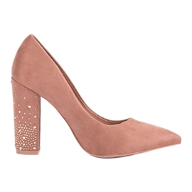Bestelle Bombas de polvo con cristales rosado
