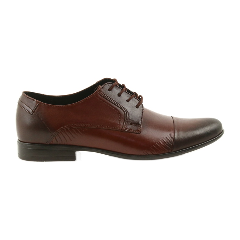 Zapatos de cuero sin ture marrón