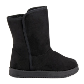 R'S Botas de nieve negras clásicas negro
