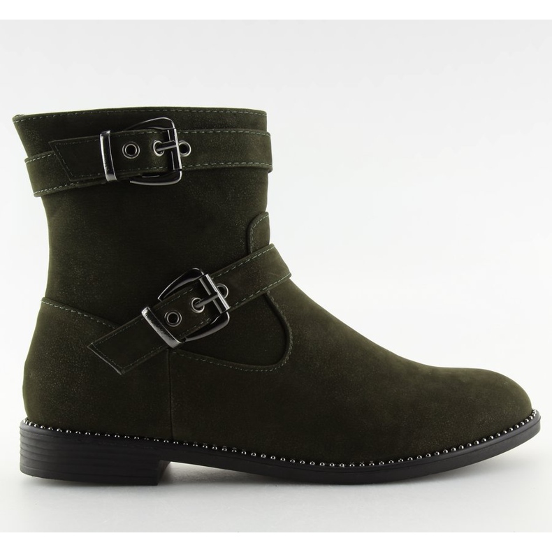 Zapatos planos verdes MB188-266 verde