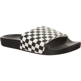 Vans Me Slide On IP9 Checkerboard White blanco negro