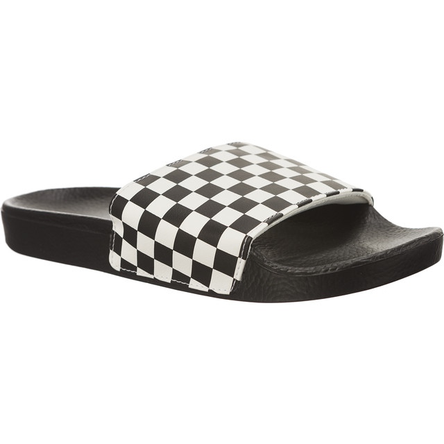 Vans Me Slide On IP9 Checkerboard White blanco negro