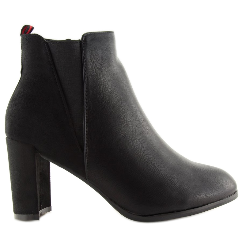 Botas negras de tacón A5580 Black negro
