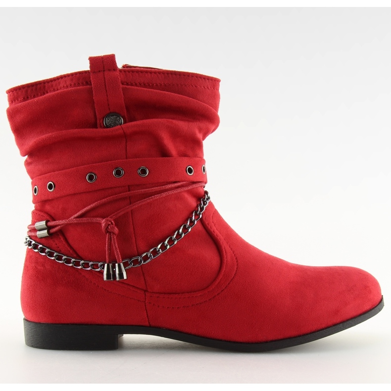Botas fajas rojas 3767 rojas rojo
