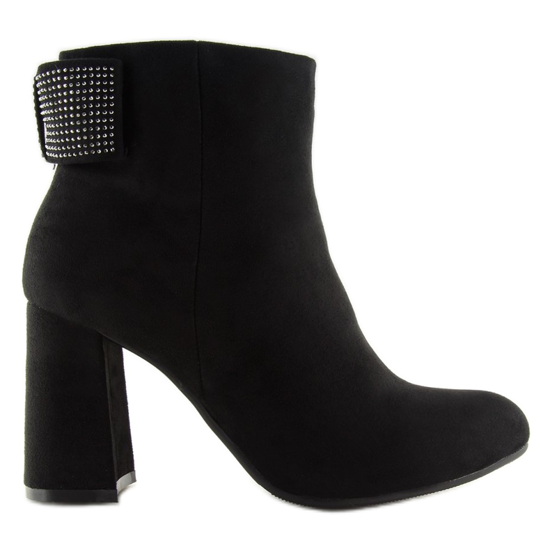 Botas negras de tacón Z199 Black negro