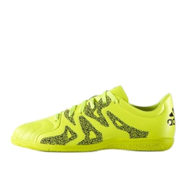 Zapatos de interior adidas X 15.3 In Leather Jr verde