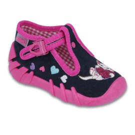 Calzado infantil befado 110P336 rosa azul marino