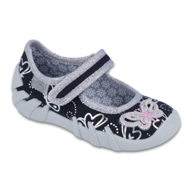 Calzado infantil befado 109P177 gris azul marino