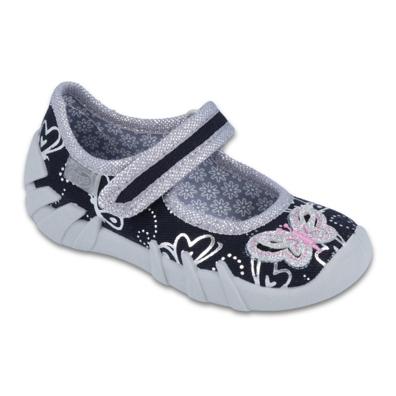 Calzado infantil befado 109P177 gris azul marino