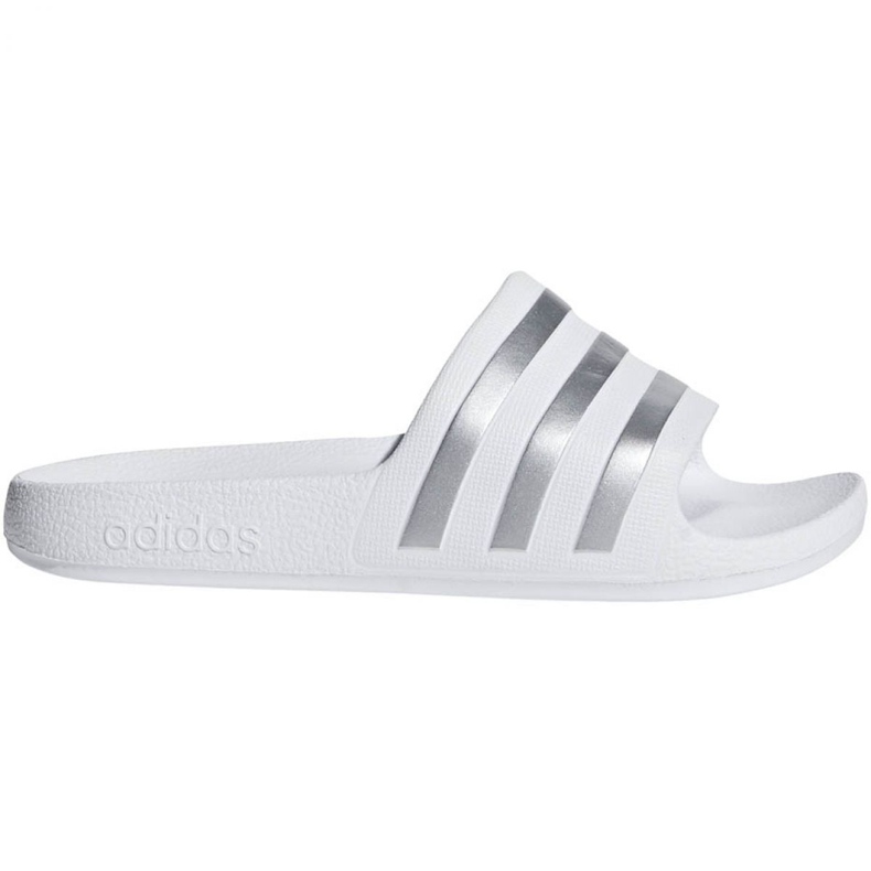 Zapatillas Adidas Adilette Aqua K Jr F35555 blanco