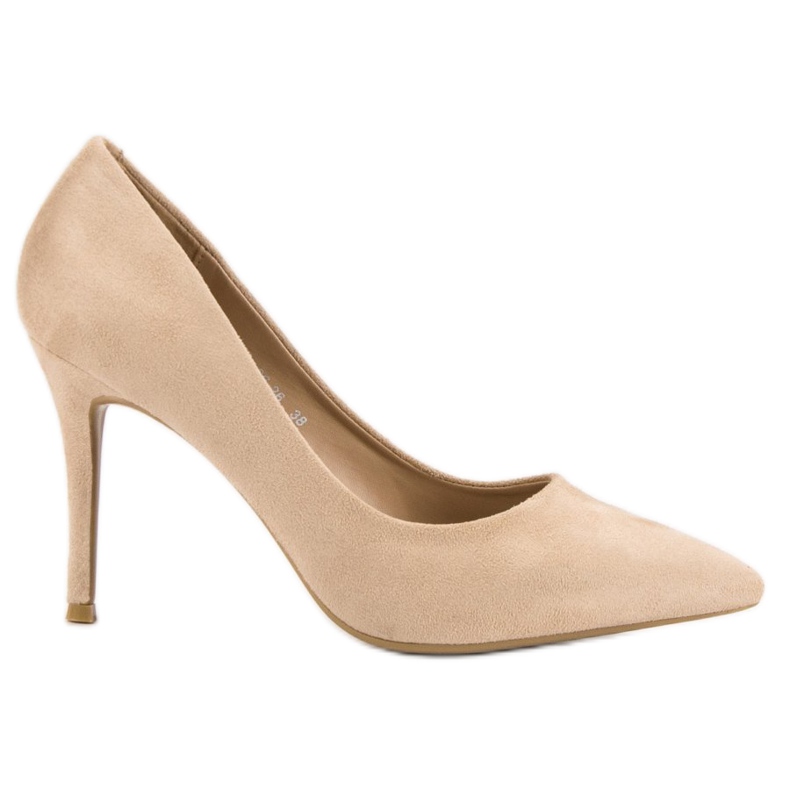 Juliet Tacones de ante beige