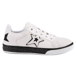 Calzado deportivo para mujer blanco negro