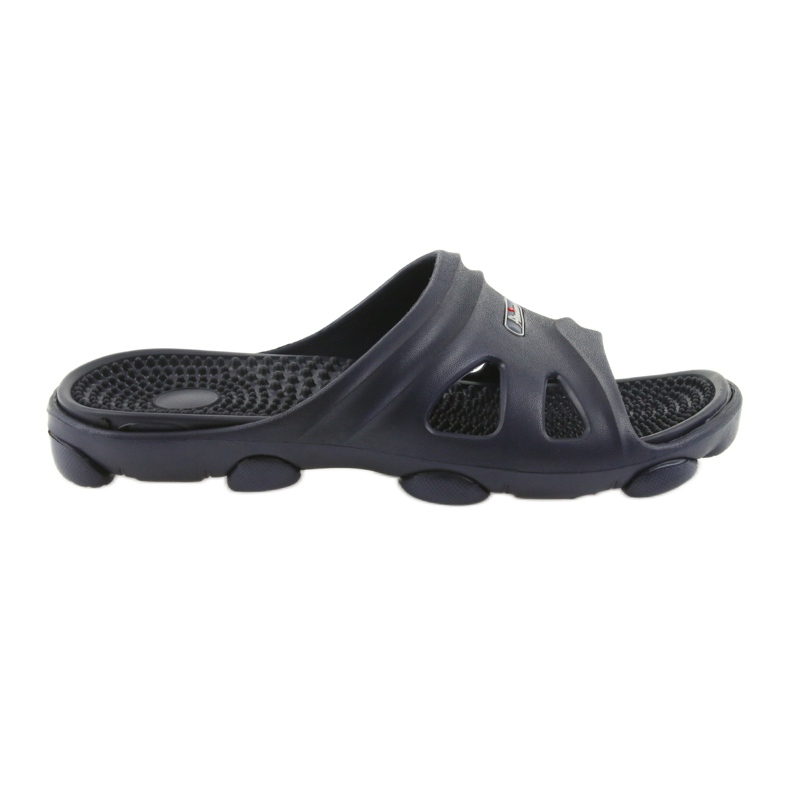 Pantuflas de piscina hombre American Club azul marino