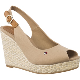 Tommy Hilfiger Cazadora icónica de Elena Basic Back 068 Cobblestone beige
