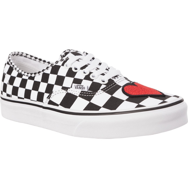Vans Auténtico Q9B Corazón Rojo blanco negro