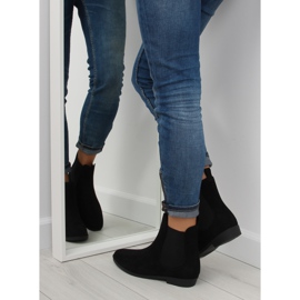 Botas de agua negras para mujer botas Jodhpur negras D61 Black II-GAT negro