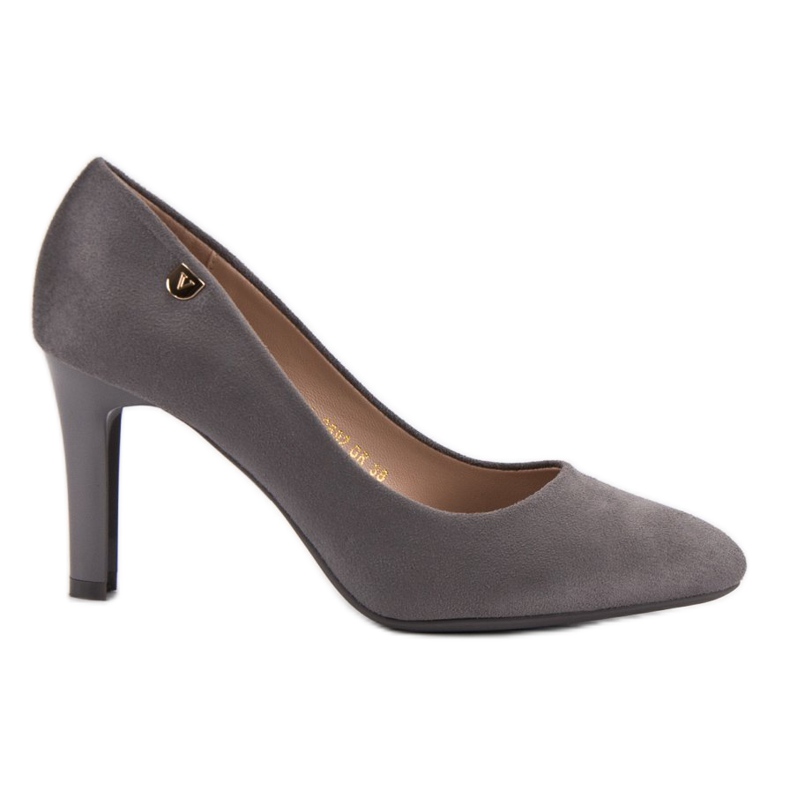 Tacones de ante VINCEZA gris