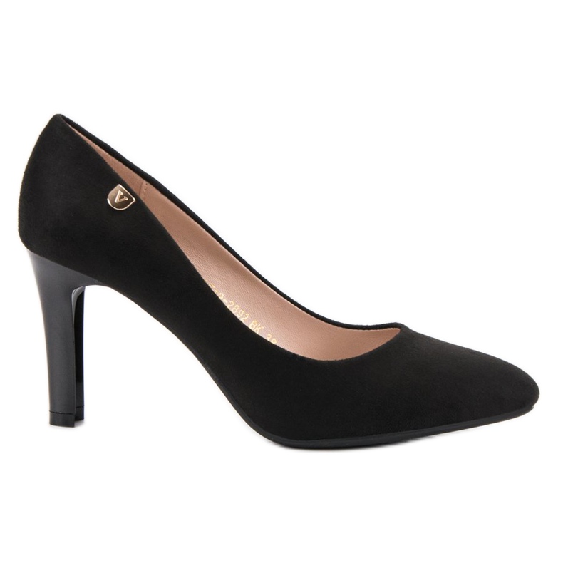 Tacones de ante VINCEZA negro