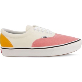 Vans Lona Comfycush Era Fresa Rosa blanco amarillo multicolor