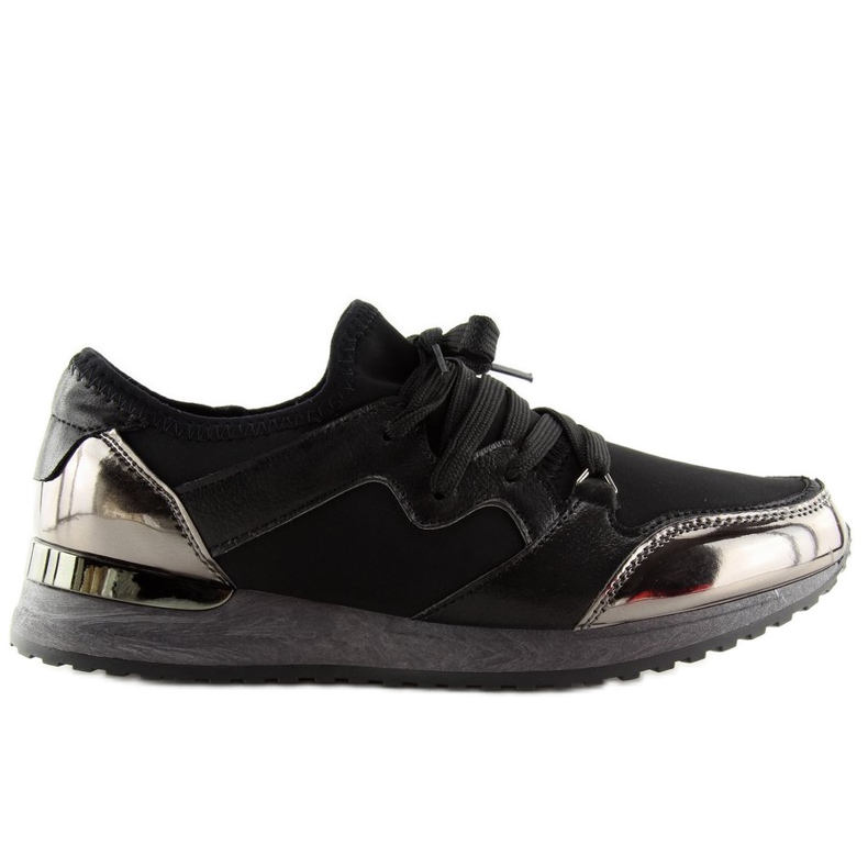 Zapatilla deportiva negra 6241 Negra negro