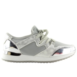 Zapatilla deportiva plateada 6241 plateada gris