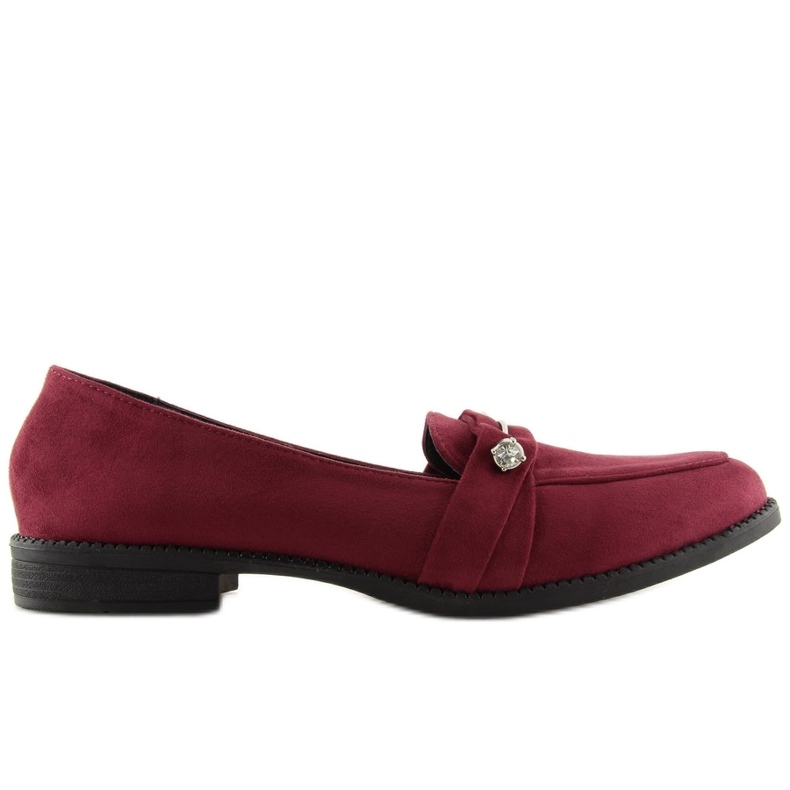 Mocasines de mujer burdeos 3117 Red rojo